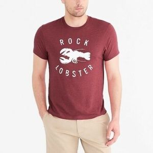 NWT J.Crew Men's Rock lobster tee Size: MEDIUM L1372